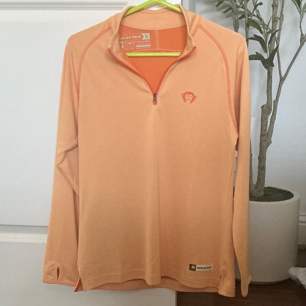 Howler Brothers Women’s Orange Half Zip Pullover